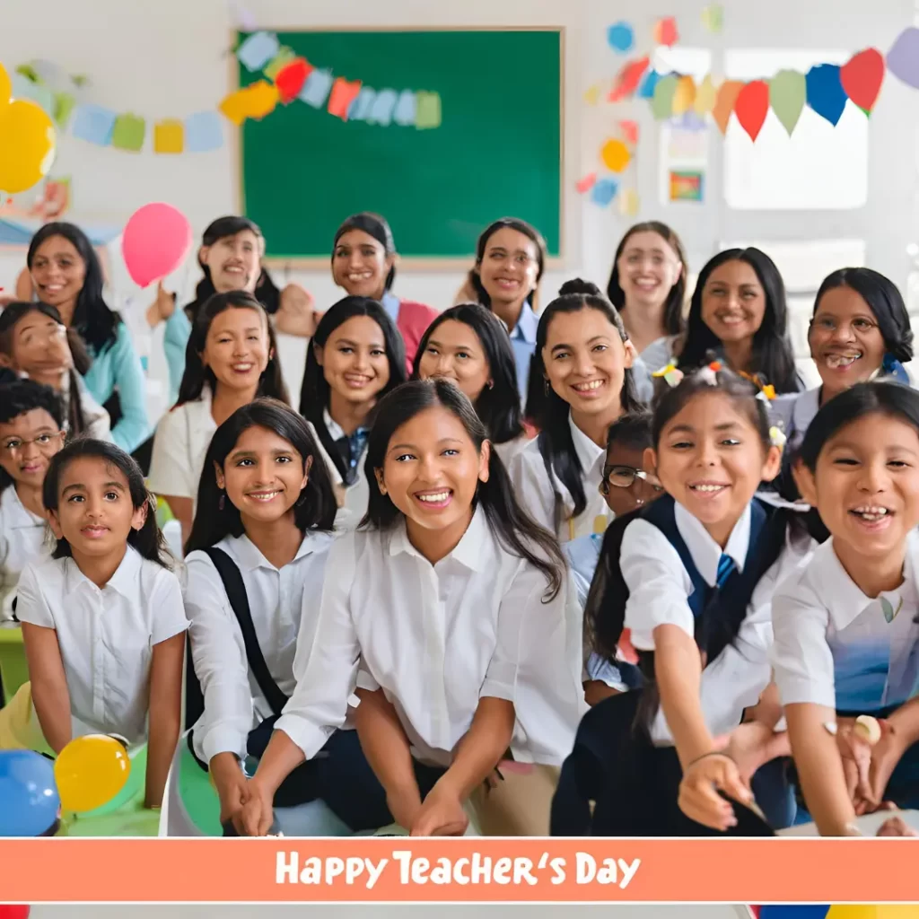 Teachers Day Celebration with Students and Teachers
