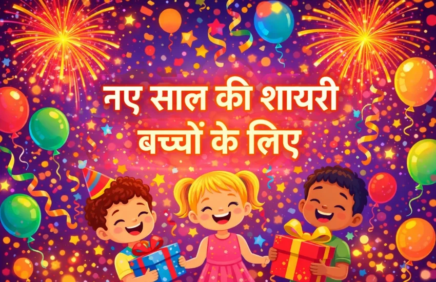 बच्चों के लिए नए साल की शायरी