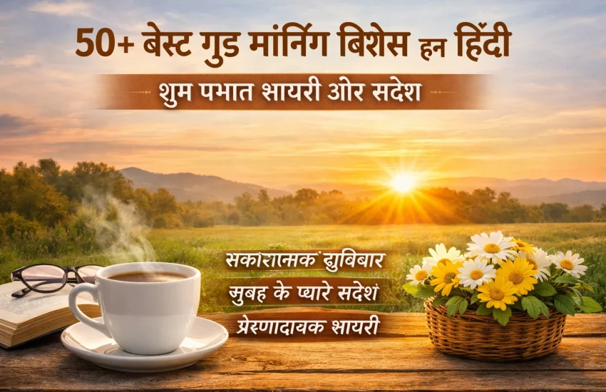 Best Good Morning Wishes in Hindi सुप्रभात संदेश और शायरी
